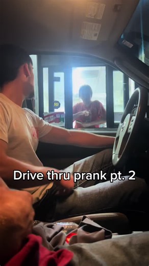 Drive thru prank pt. 2 #funny #fyp #viral #prank @𝐦𝐚𝐜𝐞𝐲𝐲 𓆉 | prank