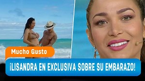 La modelo Lisandra Silva llegó al estudio para contar detalles de su embarazo. Sí, la también ex chica reality espera a su primer hijo, que nace de la relación que mantiene con el bailarín chileno, Raúl Peralta. | Mucho Gusto