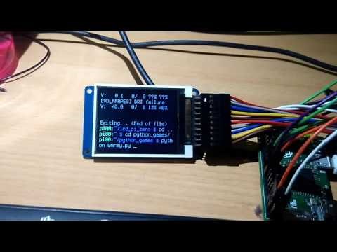 Raspberry pi framebuffer mapping to TFT from user space