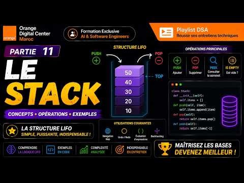 Stack en Data Structures : Concepts, opérations et exemples