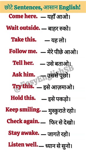 Daily Use English Sentences | Spoken English Practice | English Speaking Practice.