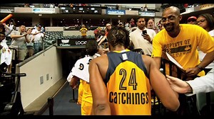 Tamika Catchings walks off the floor for the final time in her WNBA career. #24Forever | WNBA