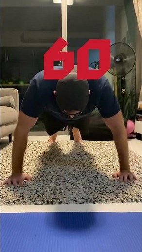 I did 100 pushups in a row without stopping!
