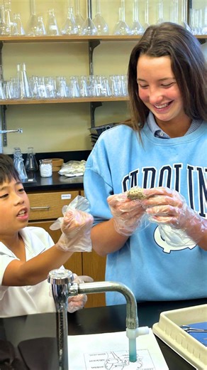 The Episcopal School of Dallas on Instagram: "Today our AP Psychology students brought neuroscience to life with a sheep brain dissection lab! Fourth graders were invited to observe the process, watching their upper school mentors explore the brain’s intricate structures and functions up close. Experiences like these highlight the power of hands-on learning and the excitement that comes from discovery no matter the age. 🧠🔎"