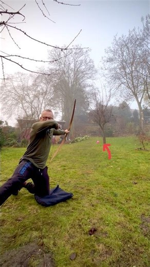 Shooting without seeing the target #instinctivearchery