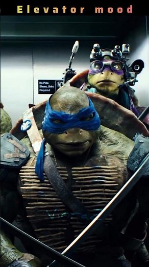 Teenage Mutant Ninja Turtles (2014) #ElevatorMood #Meme#shorts#edit #marriageproposals