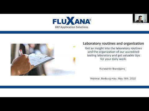 FLUXANA Webinar "Laboratory routines and organization" from May 18th, 2022
