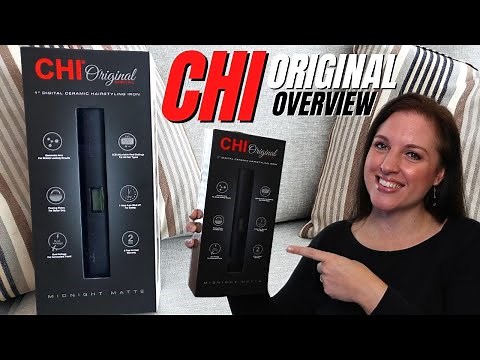 Chi Original 1" Digital Ceramic Hairstyling Flat Iron Overview & Unboxing