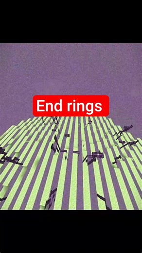 can I reach the end rings in Minecraft pe || minecraft moment pt.47