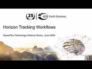 OpendTect Technology Webinar: Horizon Tracking Part 2: Inversion Based Tracking Workflows