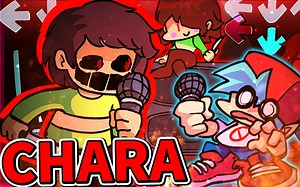 Chara跑来找"男友"了!? 怕爆😱 || Friday Night Funkin' 放克周五之夜 #模组