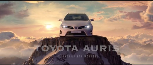 Toyota Auris Sponsors ITV Movies - 'Flying'