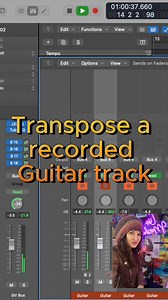 How to transpose recorded guitar in Logic Pro using semitones — no re-recording needed. In this series, we’re exploring how to creatively retune Apple Loops, guitar, bass, and vocals directly inside the Region Inspector. In this Soul Kitchen session, I show you how to move a recorded guitar part up an octave, shift a chord by a third, and make nuanced arrangement adjustments after recording — without touching the instrument again. Earlier in this series, we explored transposing Apple Loops. Tomo