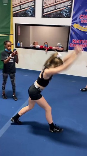 Cartwheel Tuck STICK IT!!! At Legends Cheer Academy in Indiana! @gracegreen_ #fyp #challenge #athlete #cheerleader #awesome | Coach Jame | Facebook