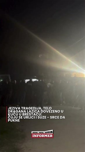 Telo Dragana Lazića dovezeno u kuću u brestaču: čuju se urlici i suze - srce da pukne