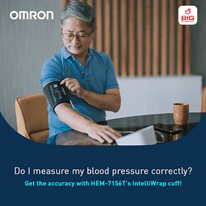 169 reactions · 4 comments | [Special Promo at BIG] Get HEM-7156T at RM275. Worry-free monitoring with IntelliWrap cuff & access to OMRON connect app. | Omron Healthcare | Facebook