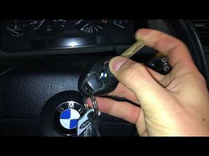 How to reprogram the key after changing the battery on a BMW 3 Series