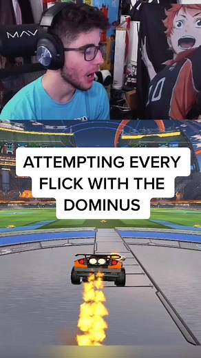 ATTEMPTING EVERY FLICK WITH THE DOMINUS! #fyp #rocketleague #streamer #gaming