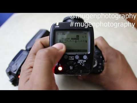 Connecting your Canon "ST-E3-RT speedlite transmitter" to your Canon "600EX-RT Flash"