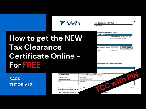 How to get the NEW TAX CLEARANCE CERTIFICATE with PIN | Full Tutorial | 2020- 2021 Method