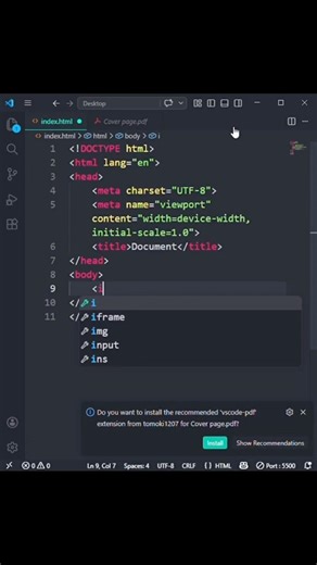 How to Add Image in HTML 🔥#coding #programming #webdevelopment #html #vscode #viralshorts