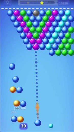 Bubble shooter game 🎮‪@AfibleGaming‬ #satisyingshorts#bubblegames #explore