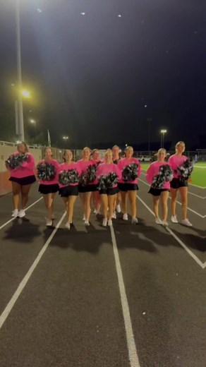 games faces = 🔛🎀✨🐾📣 #cheertok #fnl #highschoolfootball #cheerleading #wolves