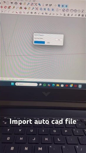 How to import autocad file in sketch up