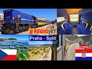 Regiojet Party Train Prague - Split, Croatia in Couchette Sleeping Car - part 2: Zagreb - Split