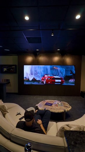 Just Video Walls on Instagram: "Name this movie! Man I could listen to that supercharger whine all day… 🥹 Another movie I need to go rewatch on a system like this. Speaking of, super proud of @easylivingwithtechnology for this incredible showroom. The setup: • @justvideowalls 151” 0.9mm MicroLED video wall • @jblaudio synthesis architectural speakers Here’s something that I talk about a lot with these setups… the suspension of disbelief. What we are after is that moment when you sit down