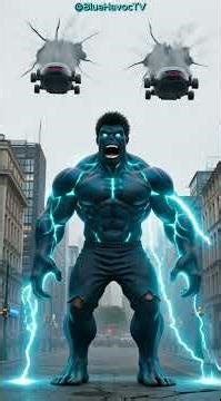 Blue Hulk vs Omega AI ⚡ Digital War Ep 1 #shorts