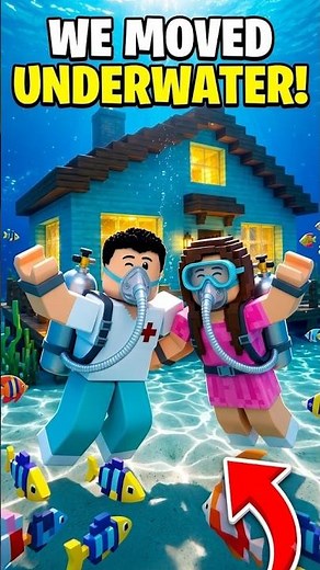 🌊Living Underwater in Roblox #robloxcouple #roblox