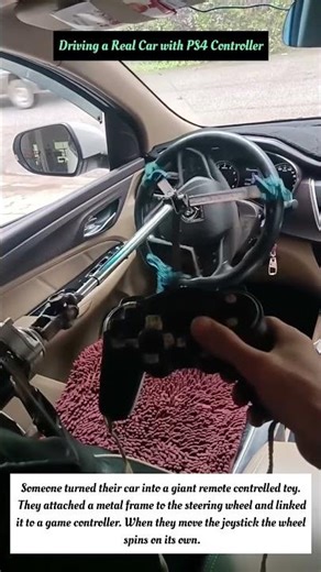 Driving a Real Car with a PS4 Controller