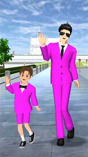The Happiest Sakura Family Ever! ❤️ Wait for the Ending 😍 #Shorts​ #SakuraSchoolSimulator