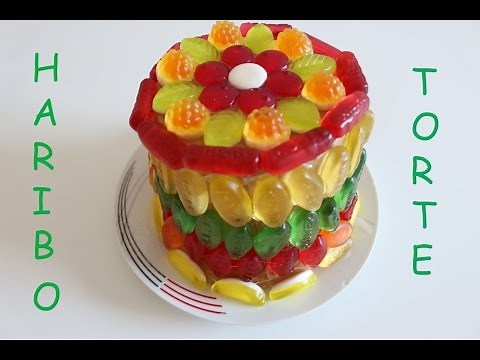 DIY Haribo Torte, - DIY Haribo Cake