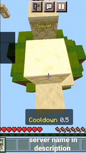 My Block clutch in new training server in Minecraft bedrock edition| GAMINGxMINECRAFT| not easy