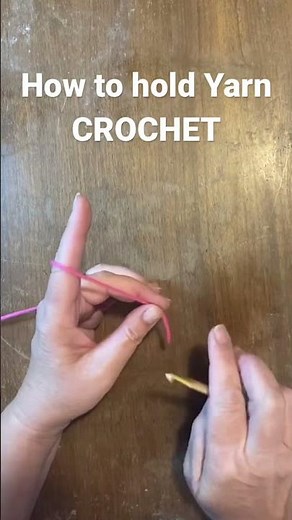 How to Hold Yarn the RIGHT WAY in Crochet