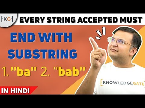 3.4 Designing of Non Deterministic Finite Automata NFA In HINDI | Theory of Computation | AUTOMATA