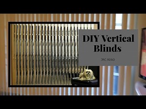 DIY VERTICAL BLINDS || QUICK FIX VERTICAL BLINDS || BLIND REPLACEMENT