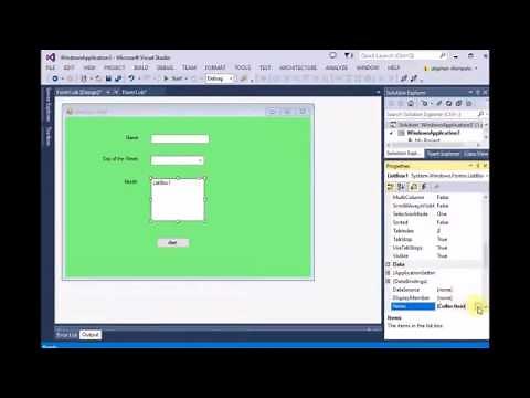 Birthday alert program in vb.net