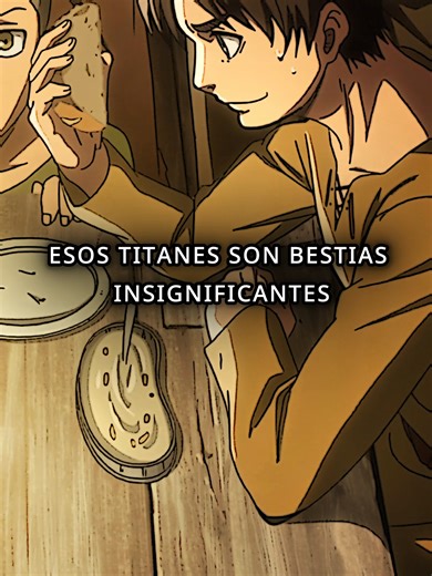Eren y su análisis del Titan Colosal y Acorazado