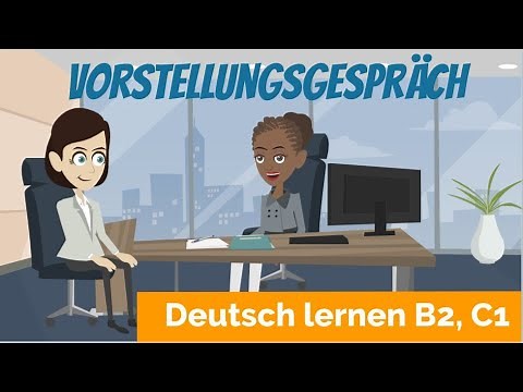 Learn German B2, C1 | conduct an interview | Main and subordinate clauses | Sentence structure