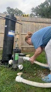 How to disconnect the above ground pool pump #abovegroundpool #pool #endofsummer #howto #pooltips