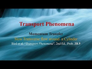 Problem 3B.9 - Slow transverse flow around a cylinder [Transport Phenomena : Momentum Transfer]