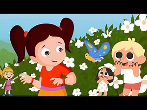 Flutter Flutter Butterfly | Nursery Rhymes & Baby Songs | Kids Songs