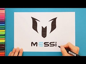 How to draw Messi Logo