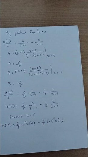 Difference Equation problem using Z.Transform