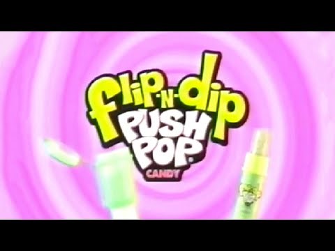 Flip-N-Dip "PUSH POP" Commercial RETRO - Early 2000's -