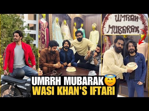 Ramadan Iftar Party Vlog | Dost ko Umrah Mubarak Cake Surprise | MACHOBOYZ | zoonash khan| Wasi khan