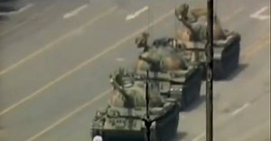 Who was the 'Tank Man' of China who stood in front of a moving tank convoy at Tiananmen Square?